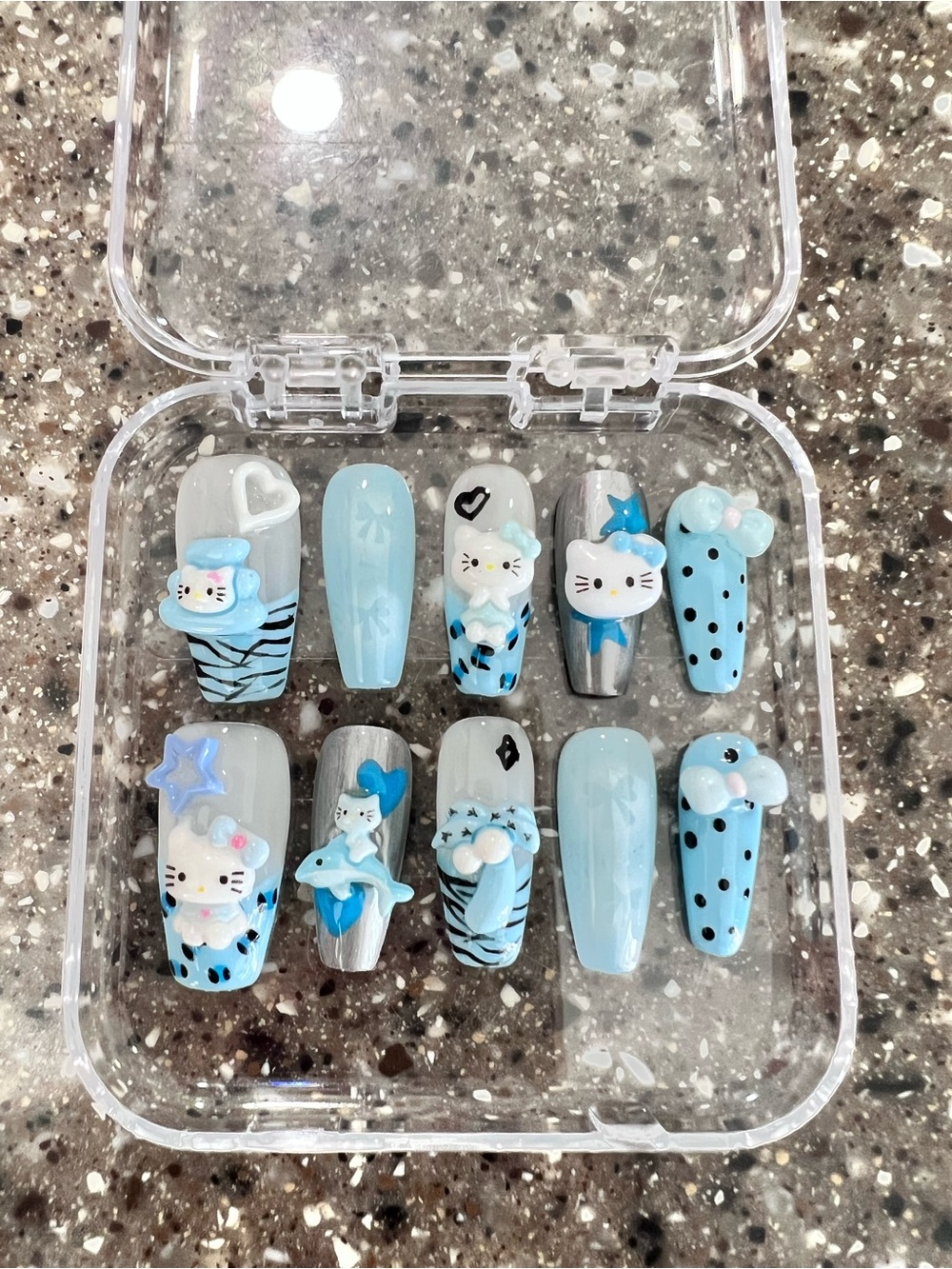 Hello Kitty 3D Press-On Nail Sets - YOU PICK